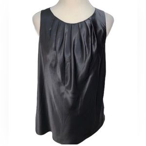 Ralph Lauren charcoal gray sleeveless blouse.